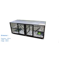 Quality 2-bedroom Side Cat Cage