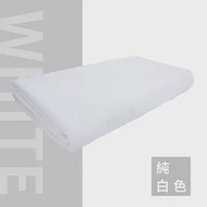 【OKPOLO】台灣製造純棉毛巾被-1條入(最大的浴巾毛巾被) 純白色