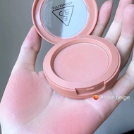 3ce Monochrome Blush nude peach peach Orange nude Powder Matte Contouring Natural Rouge Cream rose b