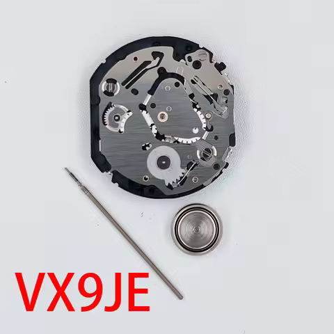 New VX9JE Quartz Movement 6 hands 3/6/9 Small Seconds No Jewels with Battery Watch Movement Repair P