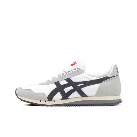 Onitsuka Tiger Dualio Sports Casual Comfortable Non-Slip Low-Top Lifestyle Shoes Unisex Black & Whit