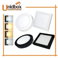 [White](Bundle of 5) LED surface square round ceiling light 12w 18w 24w/LED Ceiling light (Surface)