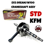 EX5 DREAM / W100 CRANKSHAFT ASSY KFM STANDARD - FURIOUS ONCE
