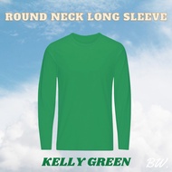 [Ready Stock] Plain 100% Cotton T-shirt Long Sleeve Men/Women Unisex Baju Kosong Tshirt Lengan Panja