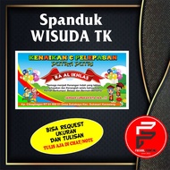 Spanduk Wisuda / Banner Pelepasan / Spanduk Perpisahan TK PAUD KOBER ukuran 2 x 1 meter