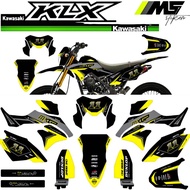 Decal Sticker Striping Variasi Fullbody KLX DTRACKER 150 2016-2022 - Decal DTRACKER New - Decal DTRA