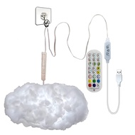RGB Light 3D Cloud Compact Thundercloud Light Rhythm-Based Music Night Lamp for Indoor Use Bedroom o