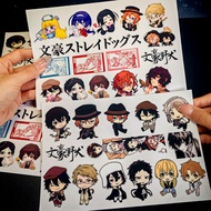 2Pcs/Pack Anime Bungou Stray Dogs Osamu Nakajima Atsushi Nakahara Chuuya Akutagawa Ryuunosuke UV DTF