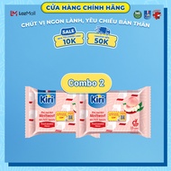Combo 2 Phô mai Kiri vị đào hoa nhài 15C 78g