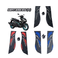 AEROX NEW V2 motorcycle carpet, AEROX V2 corner carpet