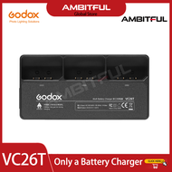 Godox VC-26T VC26T for VB26 Battery V1 Flash Battery Multi Charger (Not include Batteries)