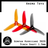 Gemfan Hurricane 3020 3inch Durable 3Blade Propeller Shaft 1.5mm Prop