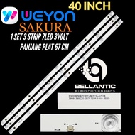 WEYON SAKURA 40 INCH 7LED 3VOLT LED TV BACKLIGHT