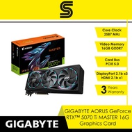 GIGABYTE AORUS GeForce RTX 5070 Ti Master 16G Graphics Card - GV-N507TAORUS M-16GD