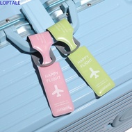 POMAT PVC Luggage Tag, Boarding Pass Baggage Name Tags Airplane Suitcase Tag, Soft Information Card 