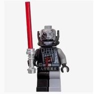 LEGO 樂高 星球大戰人仔sw180 sw0180戰損版 達斯維達含武器 7672