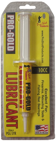 Pro Shot Gun Care Lubricant 10cc Syringe Pro Gold Lube , 0.8 OZ
