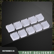 10PCS Aluminum Cooling Radiator A4988 Chip Heatsink Cooler 8.8x8.8x5MM with Thermal Conductive Tape 