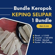 1.5KG Bundle Keropok Potong Keping Lekor Nipis Selipar Ikan Crispy Family Snack Fish Chip
