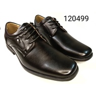 MACERIO MENS' LEATHER SHOES BLACK 120499