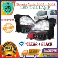 Vland Toyota Yaris 2005 - 2008 Hatchback Led Tail Lamp