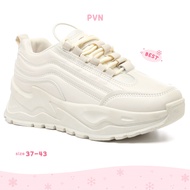 PVN Taecyeon Sepatu Sneakers Wanita Casual Sport Shoes Cream 234