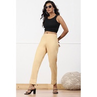 Beige Viscose Blend Pants