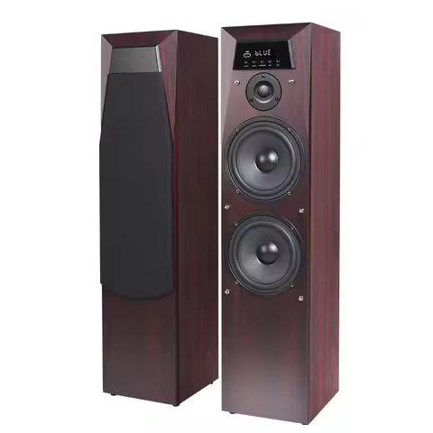 High Quality 2.0Ch Stereo HIFI BT Active Tower Speaker for Home Audio Karaoke