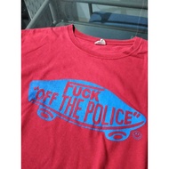 Imported T-shirt Quotes F**k Off The Police Anvil