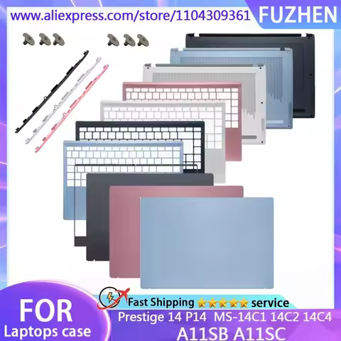 For Prestige 14 P14 MS-14C1 14C2 14C4 A11SB A11SC Series Palmrest Upper Top Case Lower Bottom Cover/