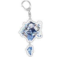 Genshin Impact Furina Wanderer Wanderer Wanderer Wanderer keychain acrylic mica printed with chibi a