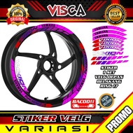 Rim Stickers - Rim Stickers - Rim Cutting Stickers - Vixion 01 Chameleon Motorcycle Rim Stickers Mot