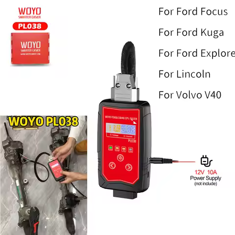 WOYO PL038 EPS Tester For Ford Focus Kuga Explorer Lincoln Volvo V40 Iron Shell Electric Power Steer
