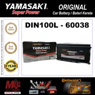 YAMASAKI DIN100L - 60038 (MF) Maintenance Free - Super Power Battery