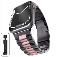 For apple watch Series 10 9 8 7 se 6 5 4 สายนาฬิกา 41mm 45mm 40mm 44mm 38mm 42mm 46mm สาย วัสดุ สแตน