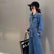 Spring 2022Polo Collar Jumpsuit Women Korean Version Small High Waist Straight Solid Color Jumpsuit Light Mature Style Spring 2022Polo Collar Jumpsuit Women Korean Version Small High Waist Straight Solid Color Jumpsuit Light Mature Style 5.27