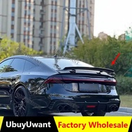 On sale FOR AUDI A7 S7 RS7 C8 Carbon Fiber Rear Trunk Roof Wing Spoiler Lip