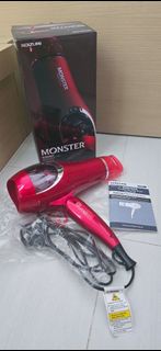 （全新正版）Monster Double Fan Hair Dryer KHD-W720/HR 雙渦輪旋風負離子風筒
