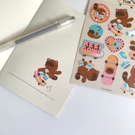 狸貓溜冰鞋貼紙