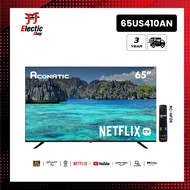 ใหม่ Aconatic ทีวี 65 นิ้ว LED 4K HDR Netflix TV รุ่น 65US410AN Smart TV (Netflix v5.3) สมาร์ททีวี (