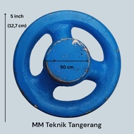 5" Cast Iron Steering Pulley 5 inch Handwheel Handle 5 inch inch Cast Iron Pulli Steering Pulley Pul