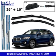 Brainbox Frameless Car Wiper bmw X1 F48 2015-2022 Wiper Blade Rubber Car Windshield Cleaner