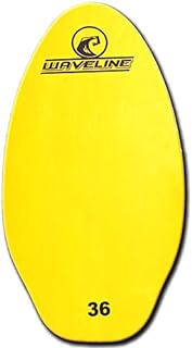 Waveline Wood Skimboard - Bright Neon Color Skim Boards