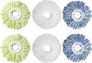 6 Pack Spin Mop Refill Pads Compatible with SIMPLI-Magic 79349 79117 979193 79229 Spin Mop Cleaning 