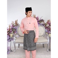BAJU MELAYU PEACH / BAJU MELAYU CUTTING MODEN / BAJU MELAYU EXCLUSIVE
