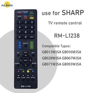 [ALANK] Universal Remote Control SHARP LED LCD TV Remote Control (Compatible with Most Models) RM-L1