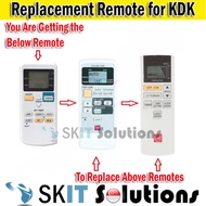 KDK Fan Remote Replacement w/o Light V56VK K14Z9 V60WK K15Z9 R60VW K15U2 Z60WS K15Y6 U48FP K12UX U60