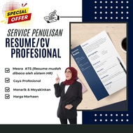 RESUME Servis Penulisan Resume CV Profesional Siap Cepat Murah ATS Compatible Resume Ikut Format HR