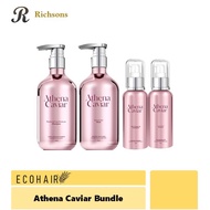 (Bundle Set) ECOHAIR ATHENA CAVIAR Hair Shampoo / Hair Mask / Essence / 10+5 Leave In Treatment / Ha