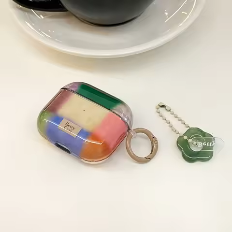 Fashion Collision Color Earphone Case for Airpods 2 3 4 Pro 2 Pro Wireless Bluetooth Headphone Shock